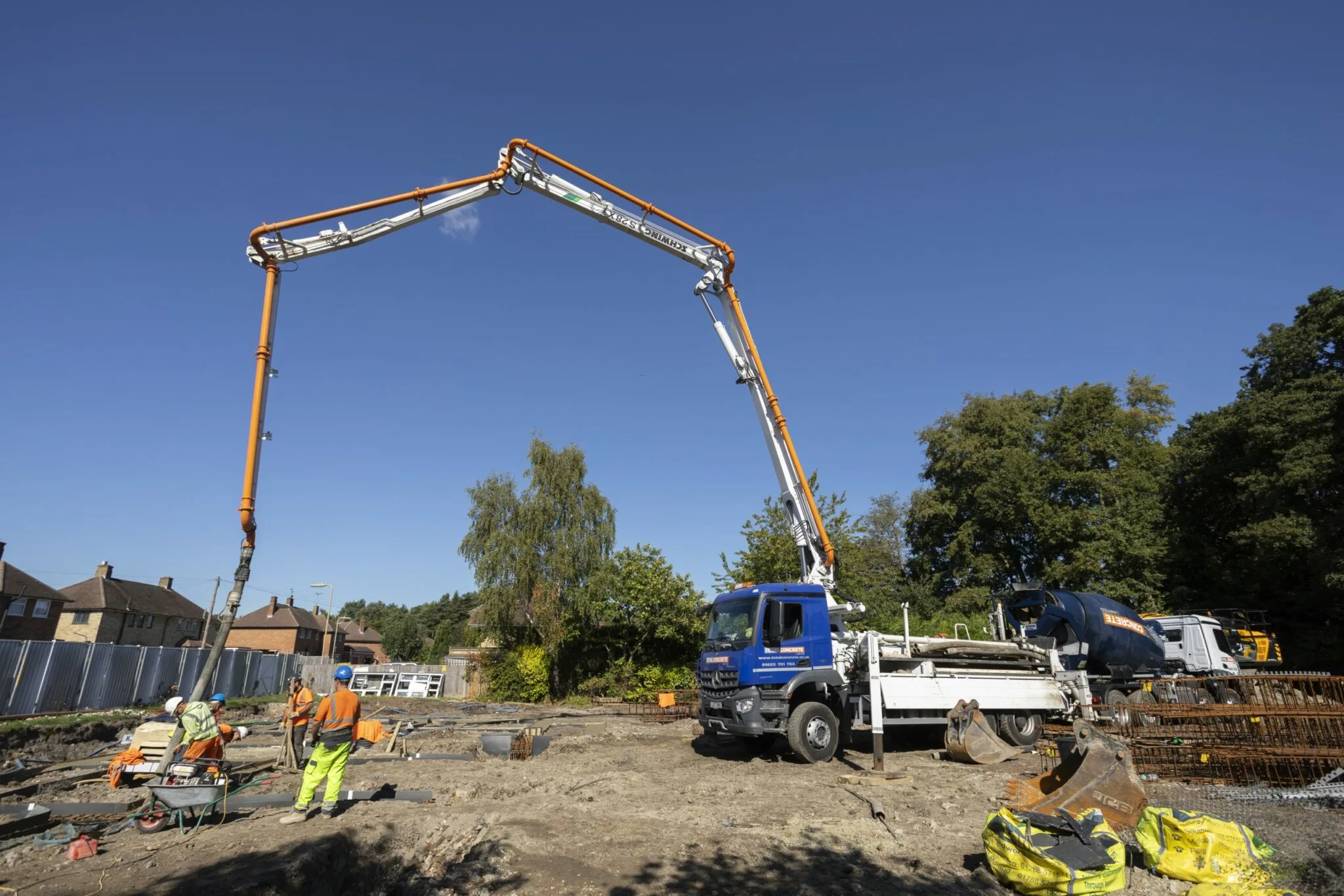Bhuvneshwar Enterprise concrete pumping capability